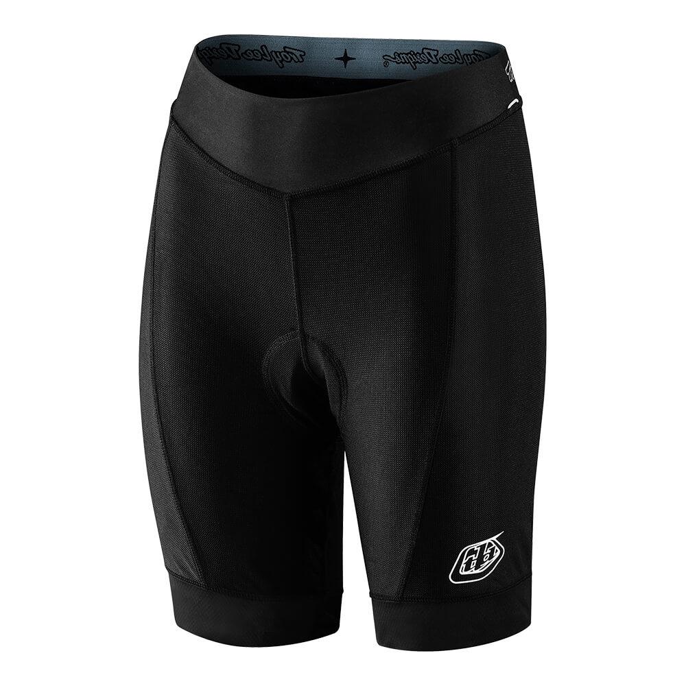 Troy Lee Designs Premium-Mtb-Shorts Mit Innenfutter Für Damen Solid Schwarz