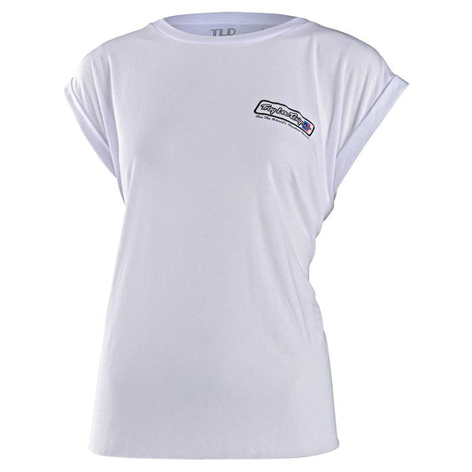 Troy Lee Designs Go Faster-T-Shirt Für Damen Weiß