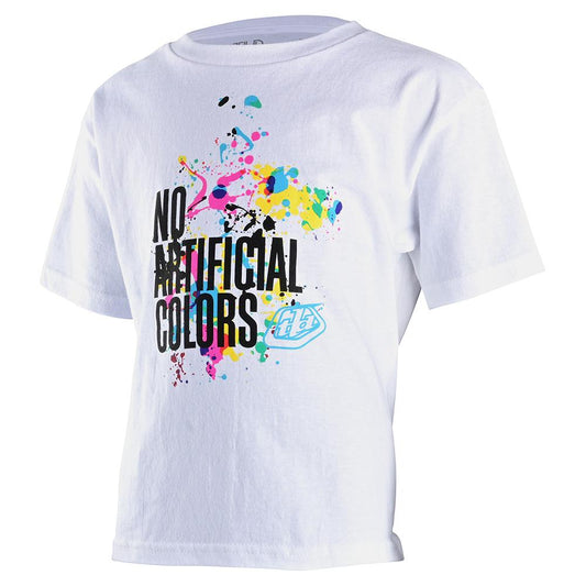Troy Lee Designs No Artificial Colors-T-Shirt Für Kinder Weiß