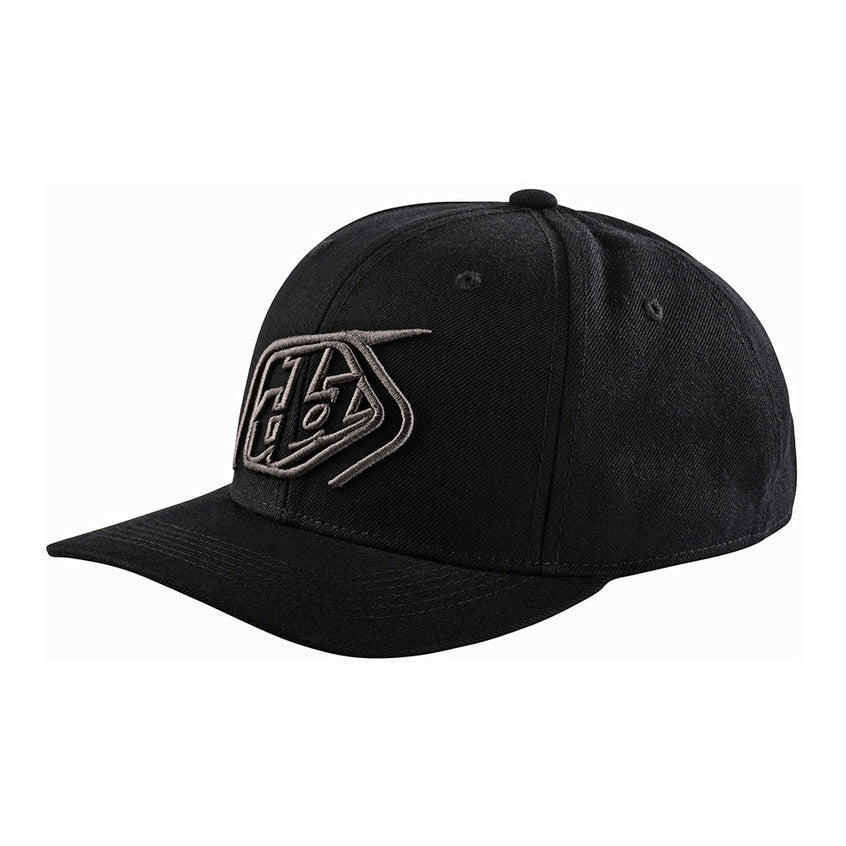 Troy Lee Snapback Hat Crop Black / Charcoal