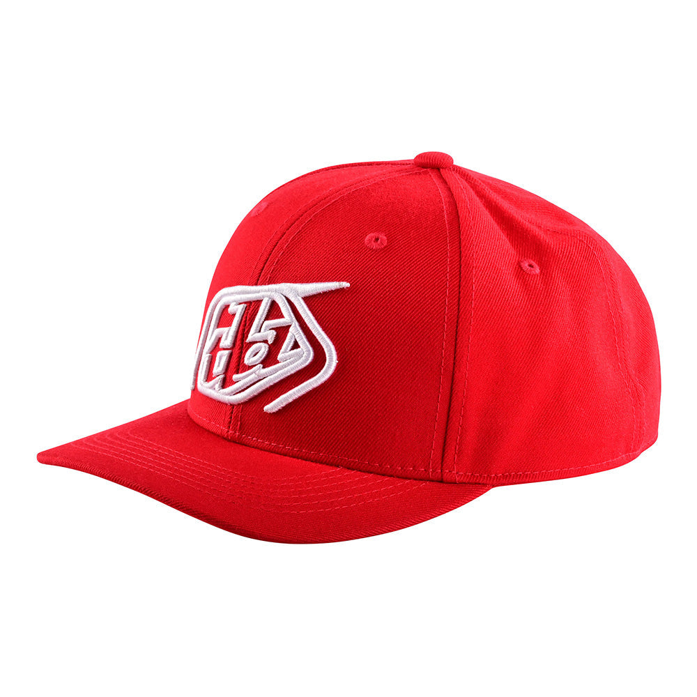 Troy Lee Snapback Hat Crop Red / White