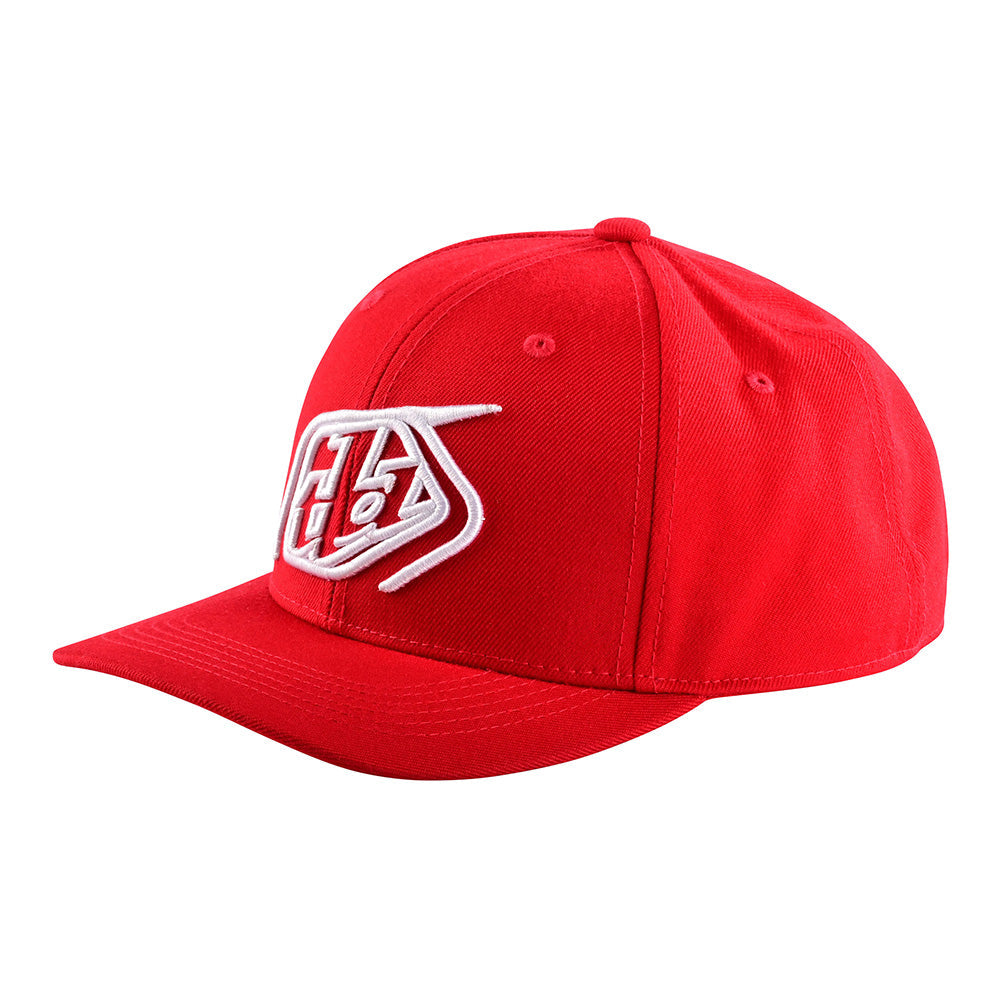 Crop-Mütze mit Snapback-Verschluss von TLD, Rot/Weiß