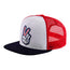 Troy Lee Snapback Hat Peace Out Red / White