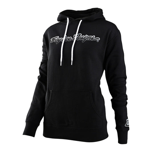 Troy Lee WOMENS PULLOVER HOODIE SIGNATURE Black