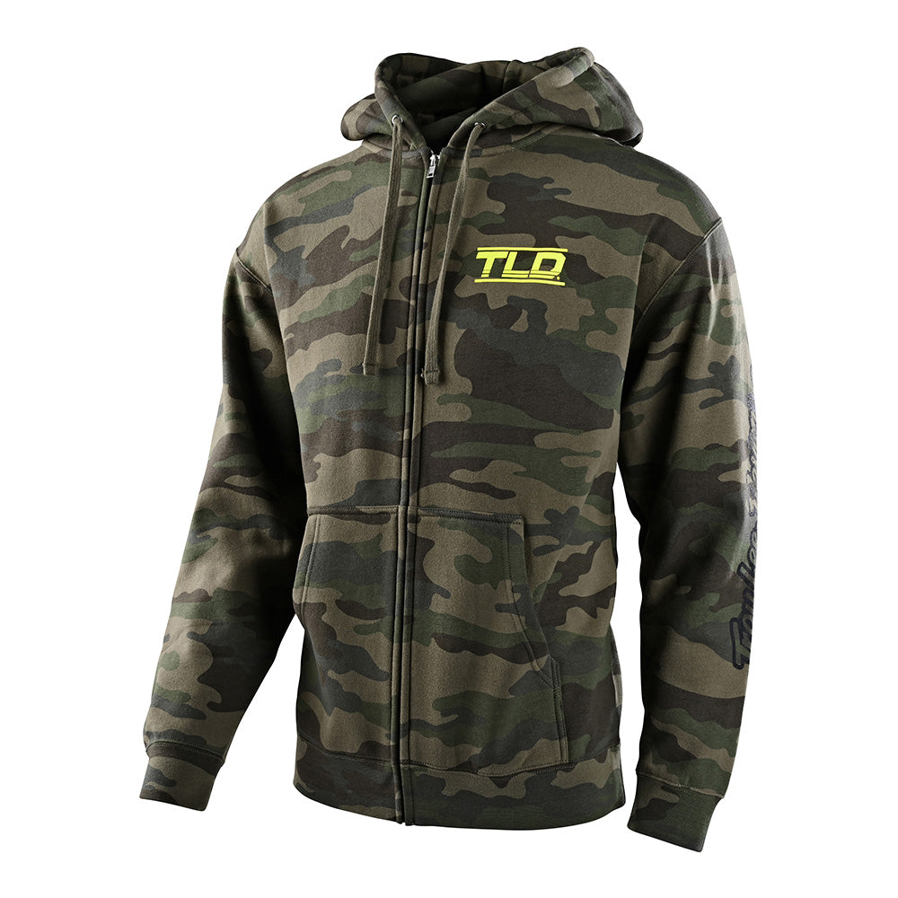Troy Lee Designs Zipper Mit Speed-Logo Camo Grün