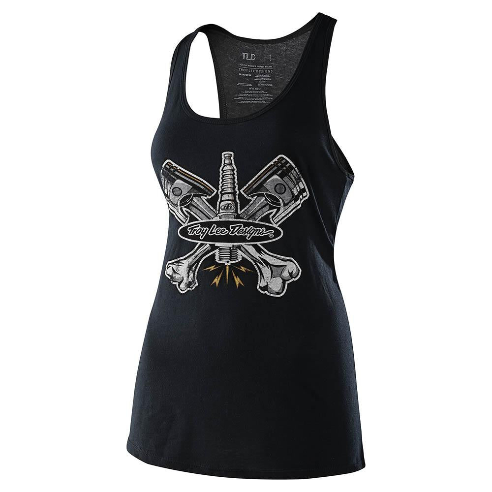Troy Lee Designs Tanktop Für Damen 40Th Piston Bone Vintage Black