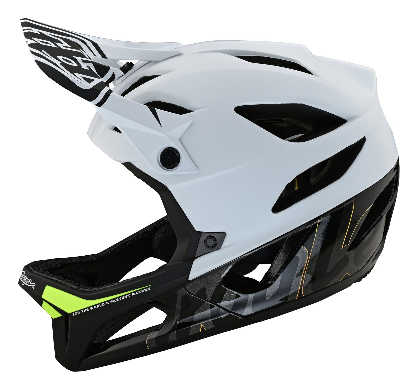 Troy Lee Stage Helmet W/MIPS Signature White
