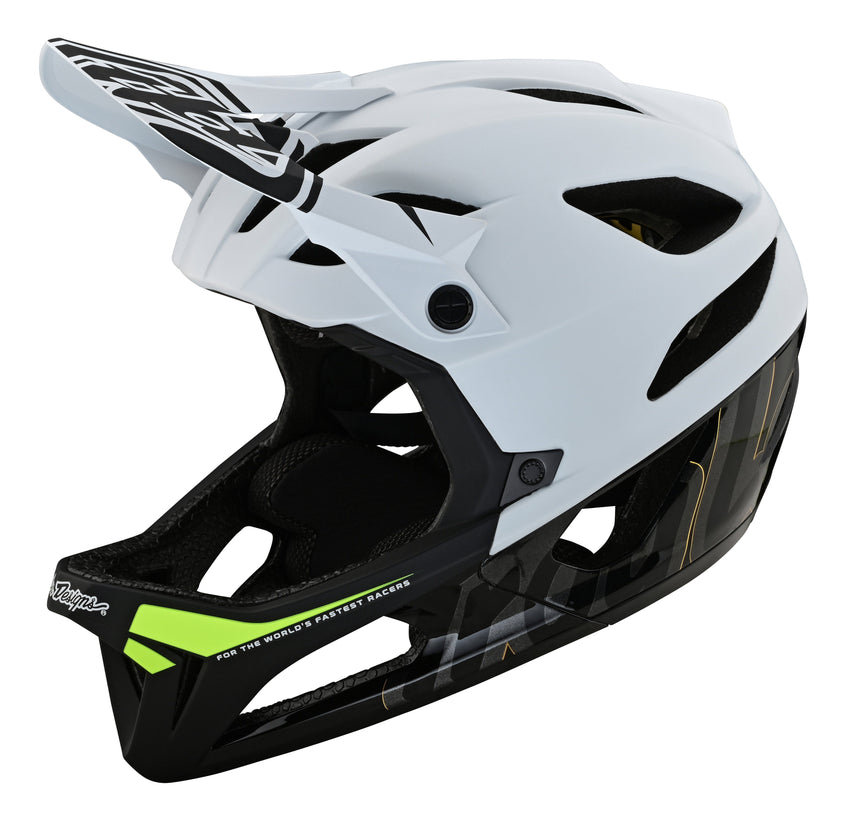 Troy Lee Stage Helmet W/MIPS Signature White