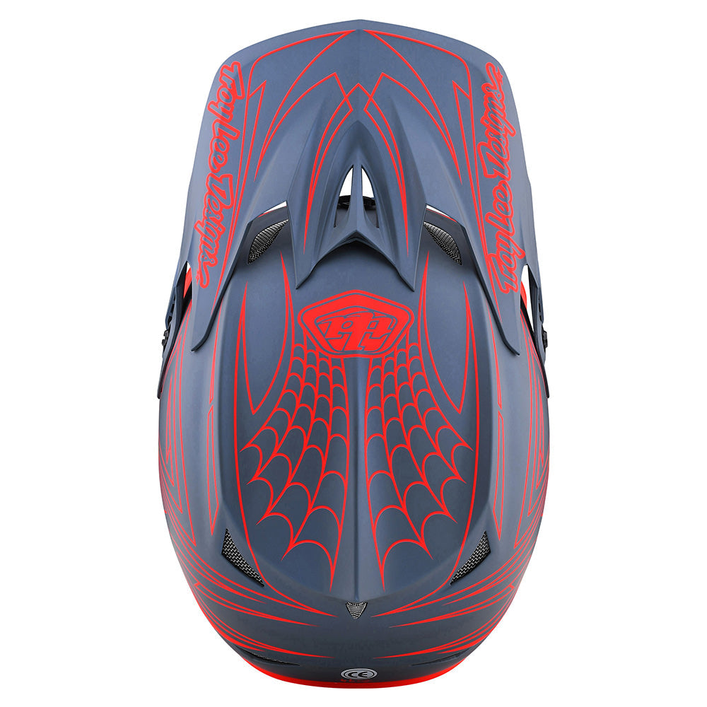 Troy Lee Designs D3 Fiberlite-Helm Spiderstripe 