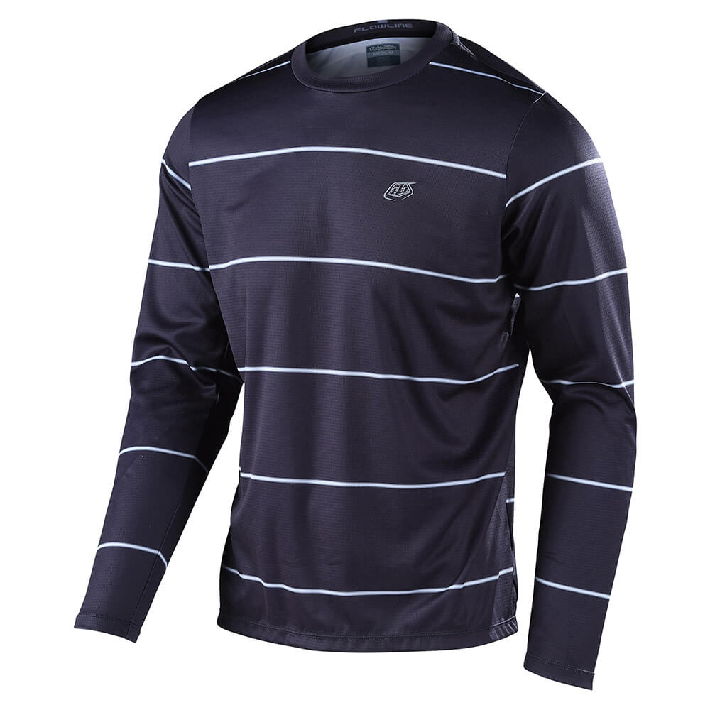 Troy Lee Designs Flowline-Trikot (Langärmlig) Revert Schwarz
