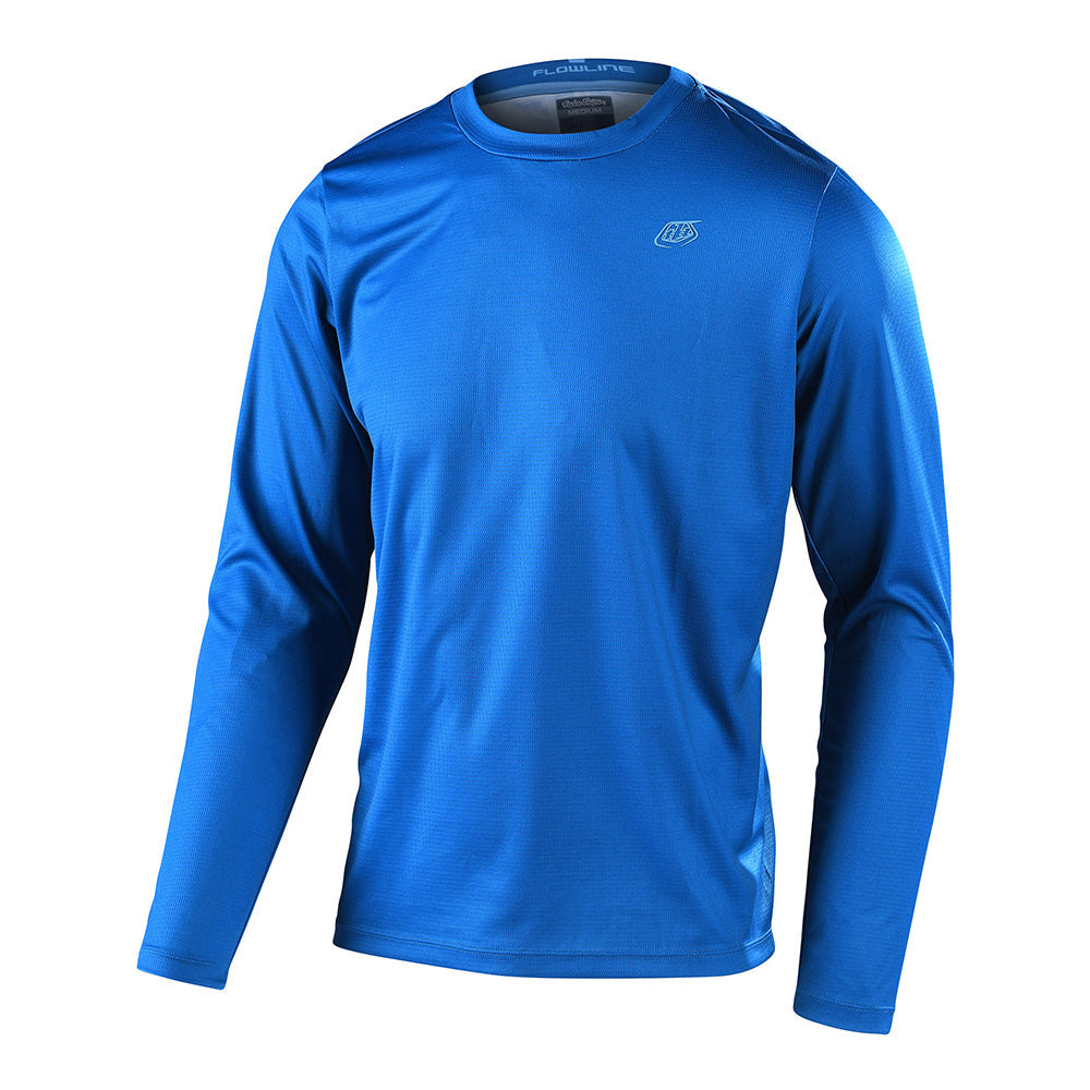 Troy Lee Designs Flowline-Trikot (Langärmlig) Solid Slate Blue