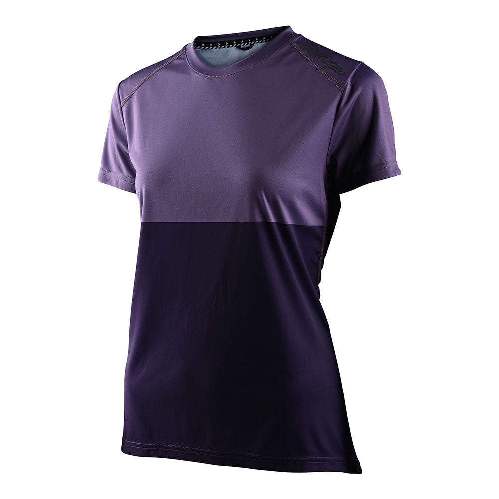 Troy Lee Designs Lilium-Trikot Für Damen (Kurzärmlig) Block Orchid/Purple
