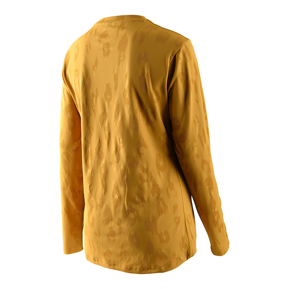 Troy Lee Designs Lilium-Trikot Für Damen (Langärmlig) Jacquard Honey