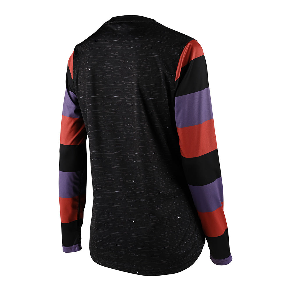 Troy Lee Designs Lilium-Trikot Für Damen (Langärmlig) Rugby Schwarz