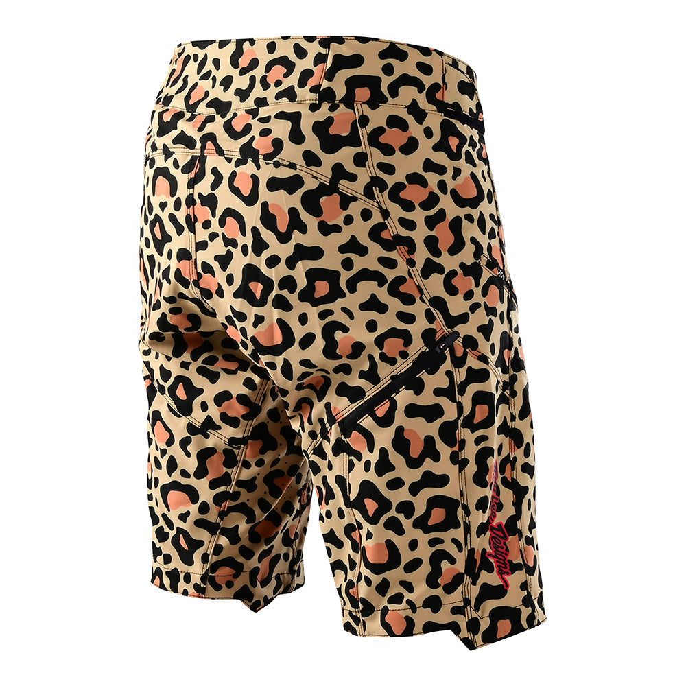 Troy Lee Designs Lilium-Shorts Mit Innenfutter Für Damen Leopard Bronze