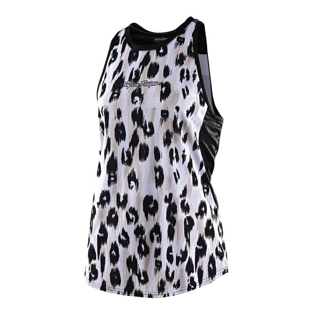 Troy Lee Designs Luxe-Tanktop Für Damen Wild Cat Weiß