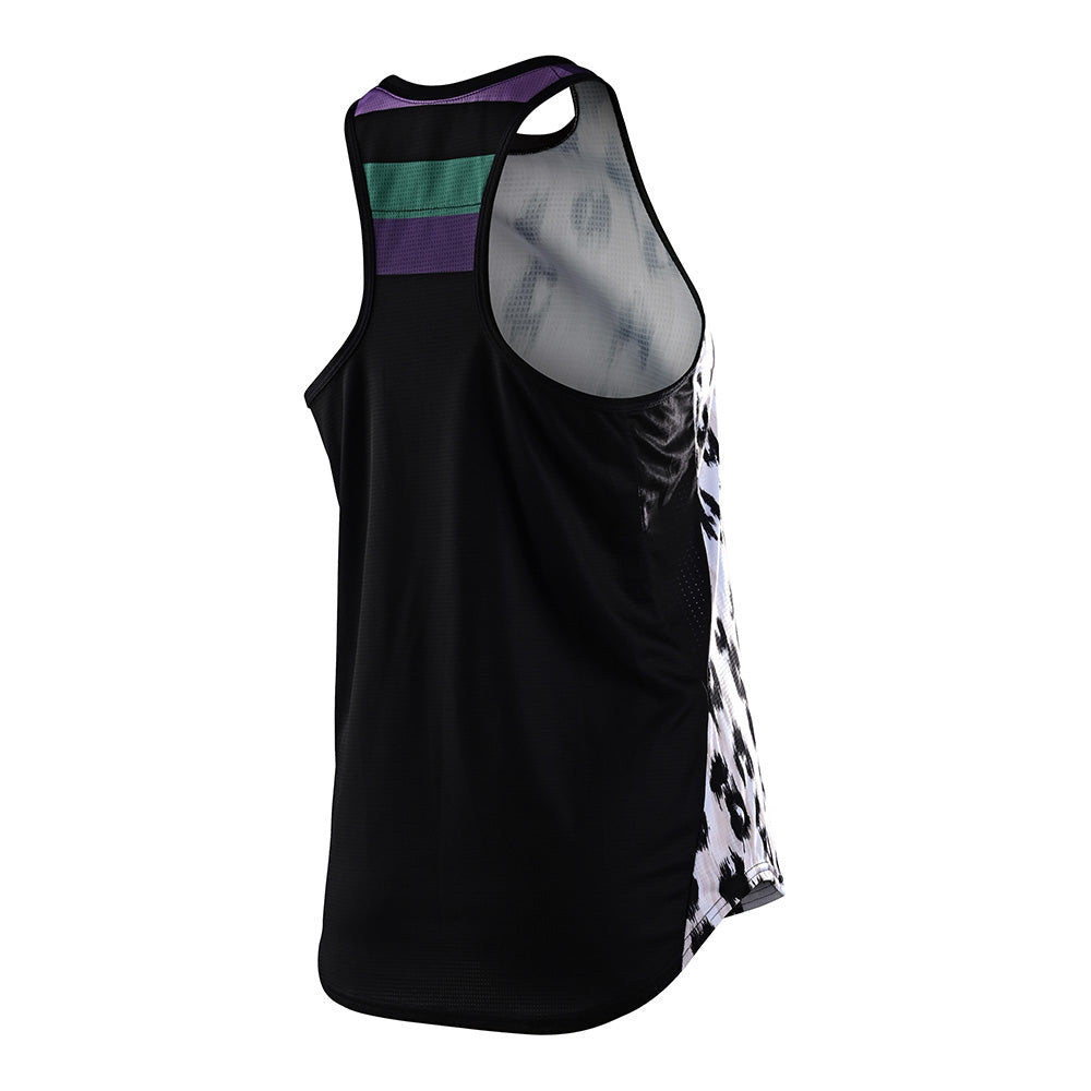 Troy Lee Designs Luxe-Tanktop Für Damen Wild Cat Weiß