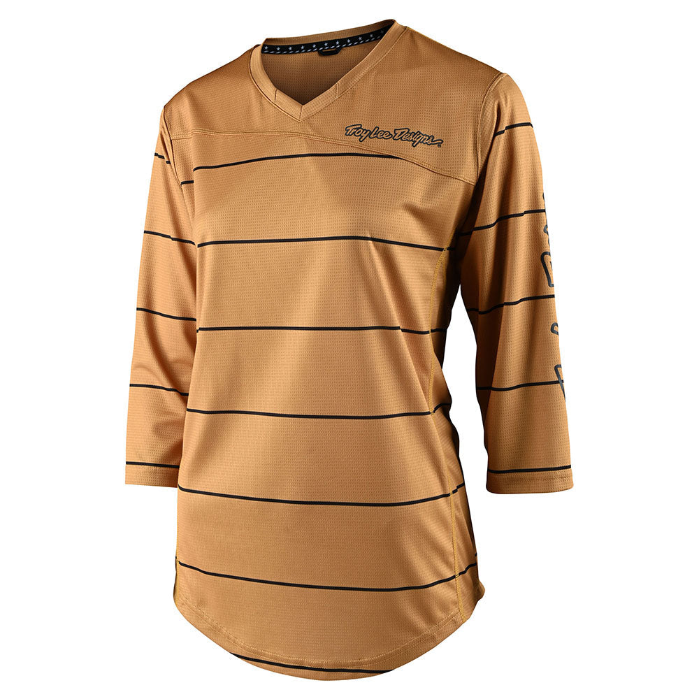 Troy Lee Designs Mischief-Trikot Für Damen (Langärmlig) Pinstripe Honey