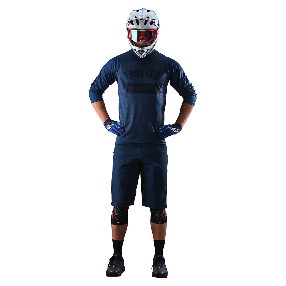 Troy Lee Designs Ruckus-Shorts Mit Innenfutter Solid Dark Slate Blue