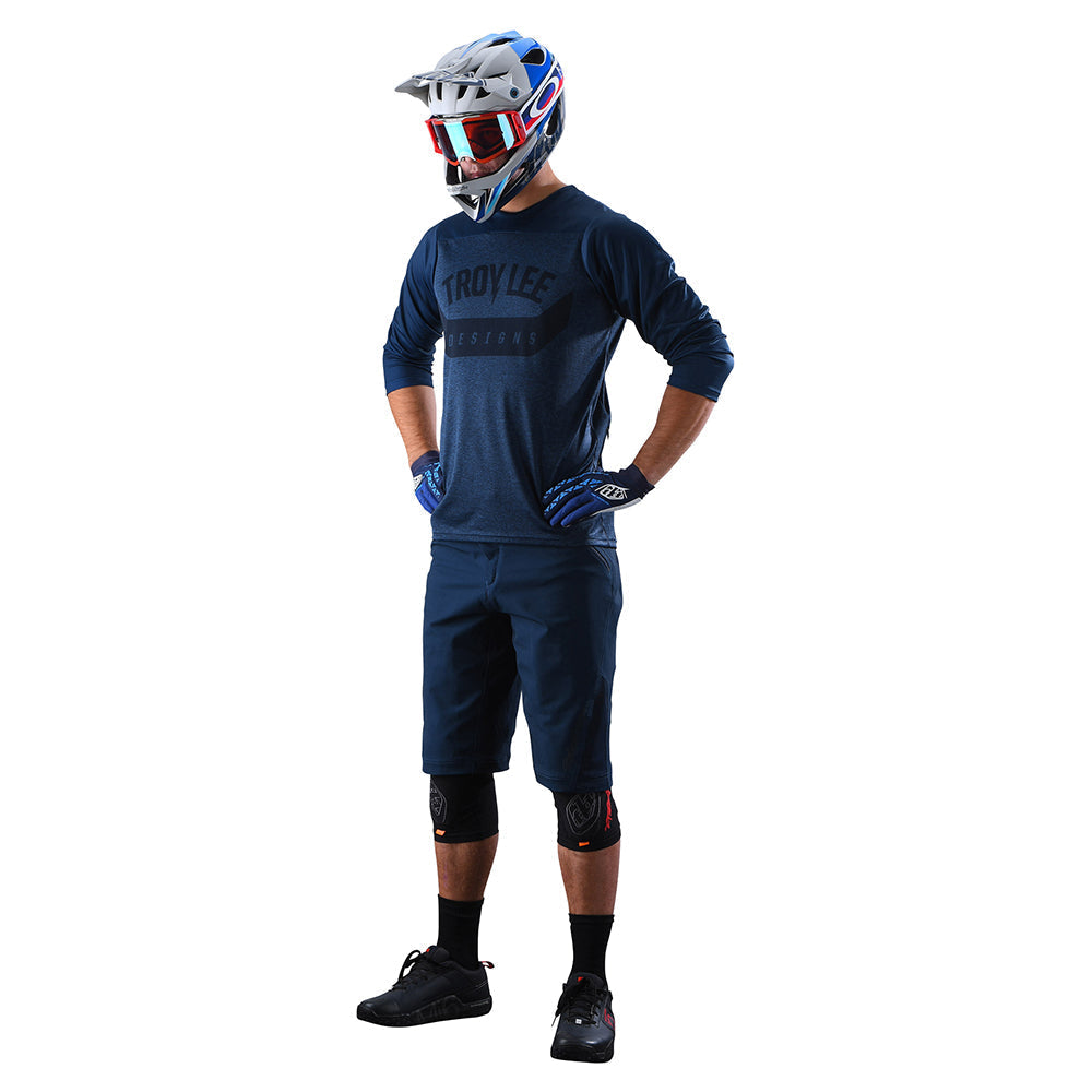 Troy Lee Designs Ruckus-Shorts Mit Innenfutter Solid Dark Slate Blue