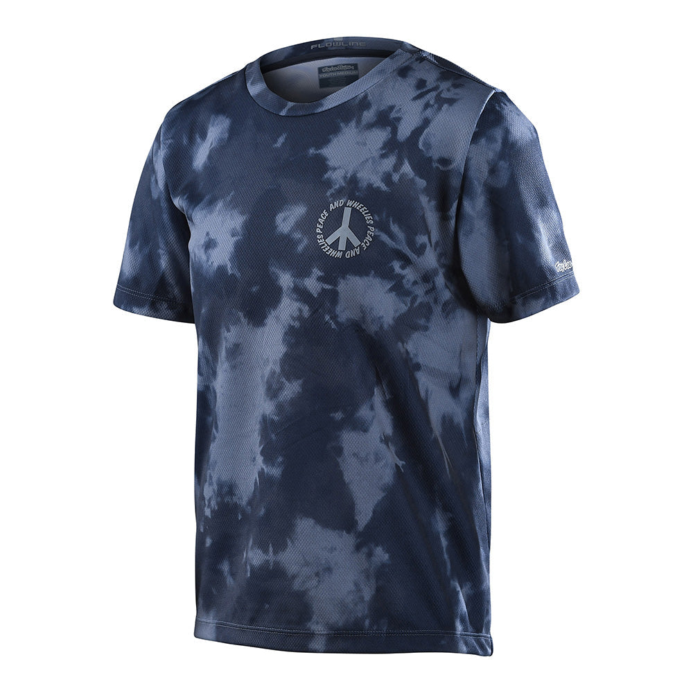 Troy Lee Designs Flowline-Trikot Für Kinder (Kurzärmlig) Plot Charcoal