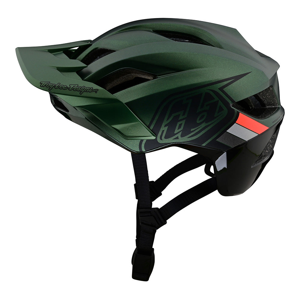 Troy Lee Flowline SE Helmet W/MIPS Badge Forest / Charcoal