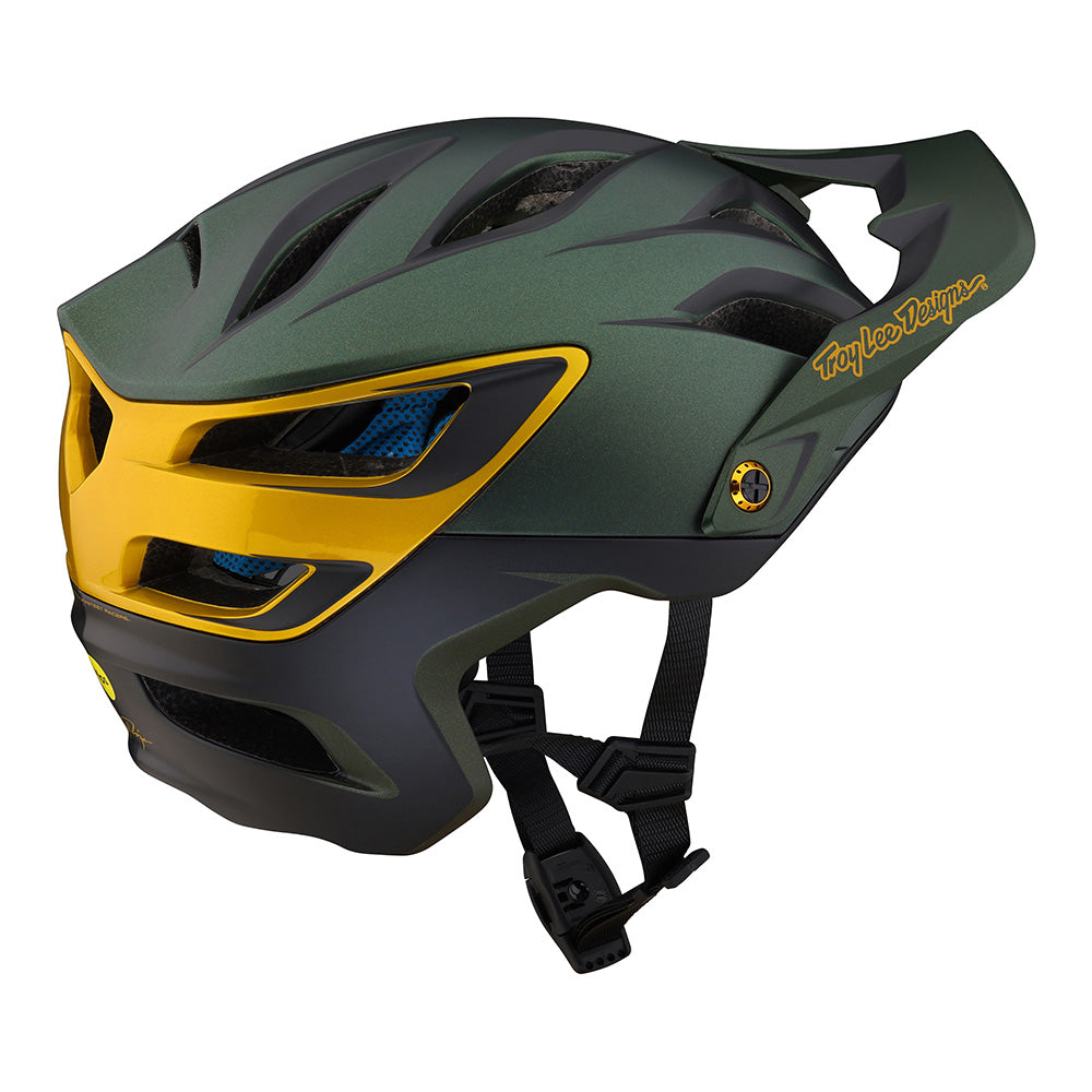 Troy Lee A3 Helmet W/MIPS Uno Green