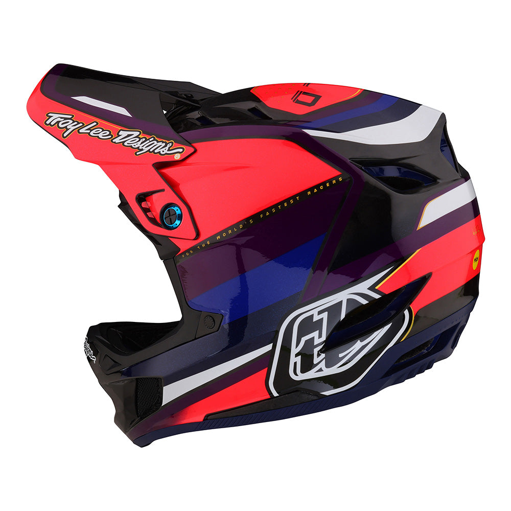 Troy Lee D4 Carbon Helmet W/MIPS Reverb Pink / Purple