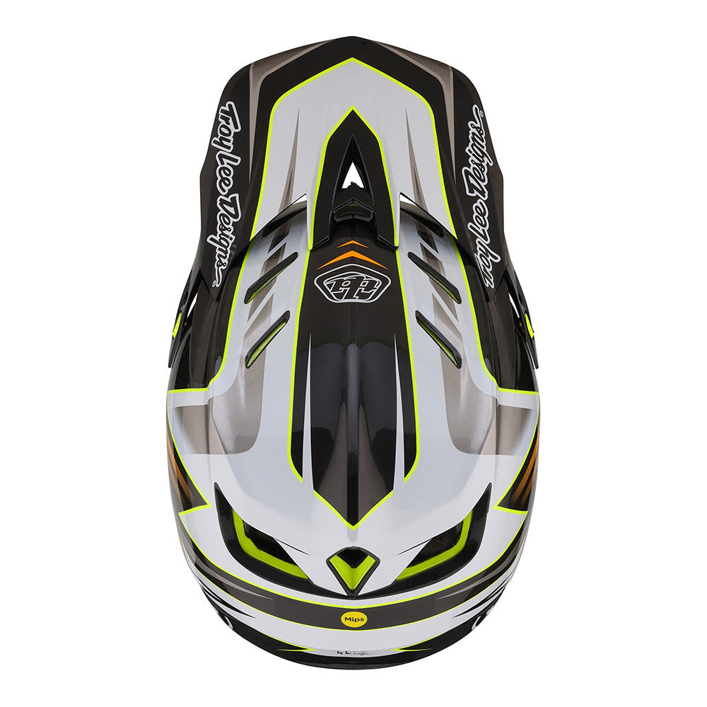 Troy Lee D4 Carbon Helmet W/MIPS Saber Grey