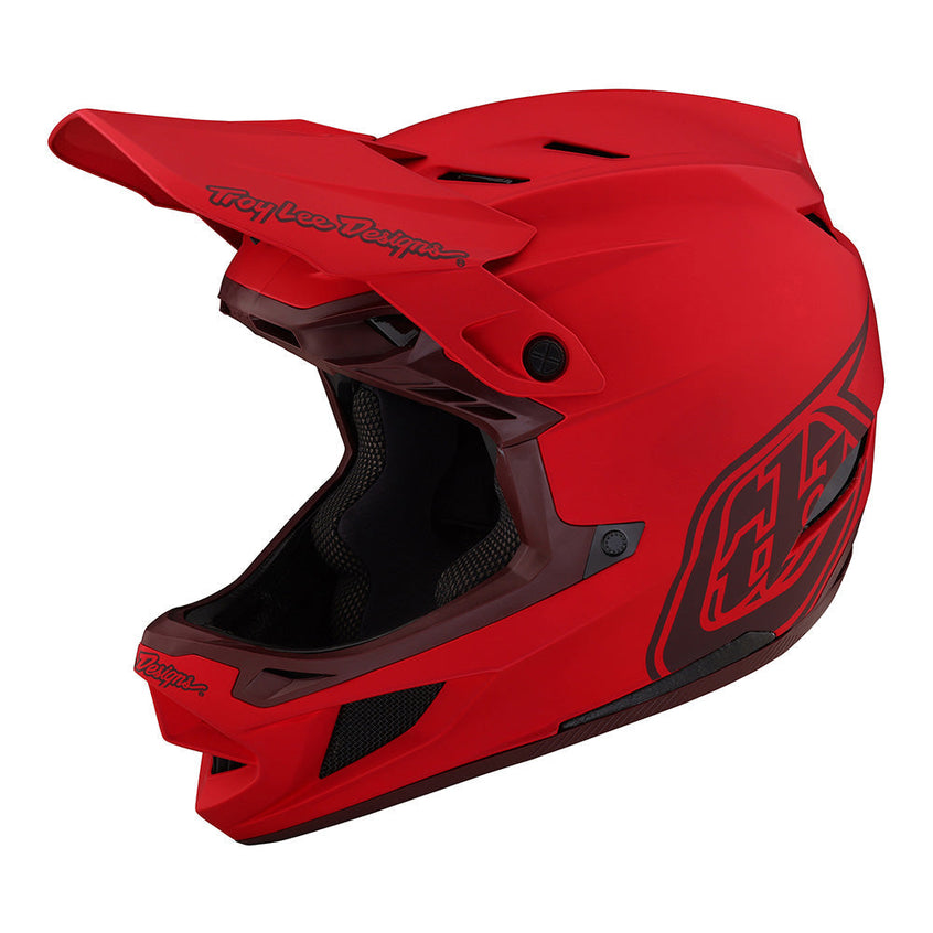 Troy Lee D4 Composite Helmet W/MIPS Stealth Red