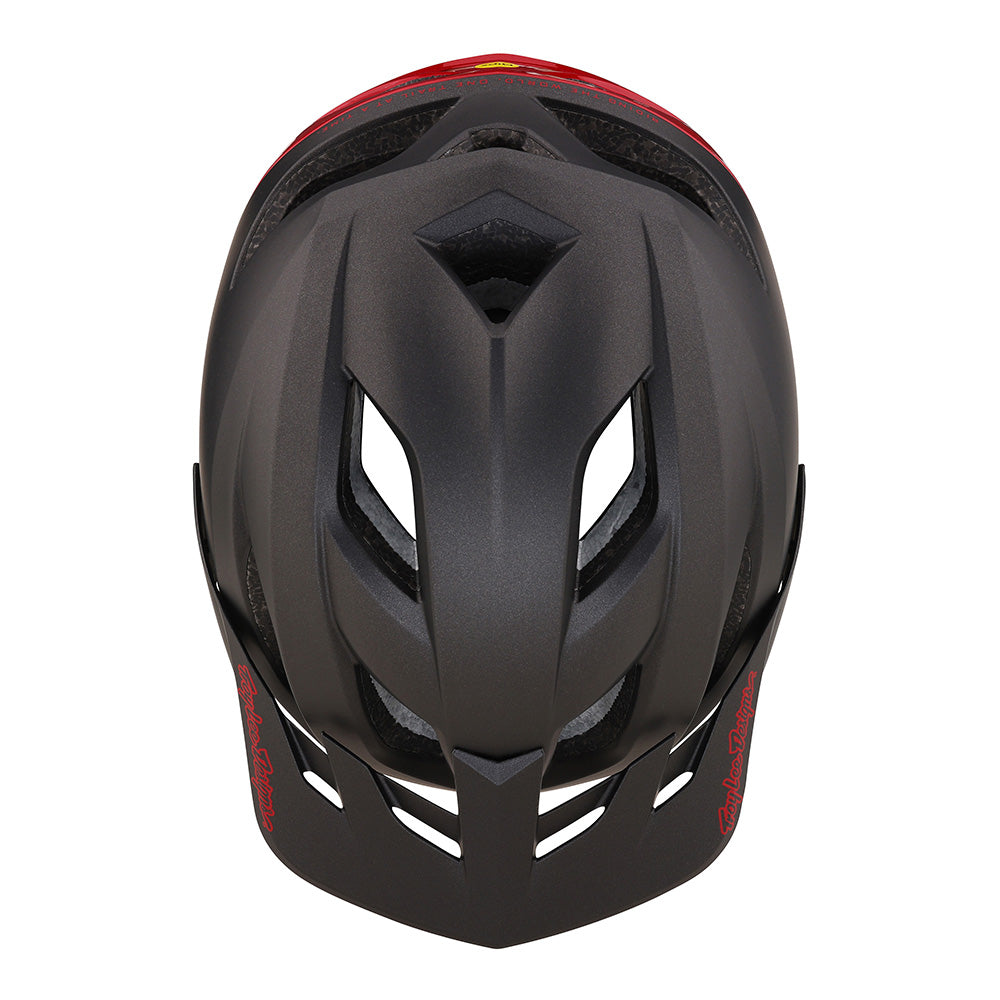 Troy Lee Flowline SE Helmet W/MIPS Radian Charcoal / Red