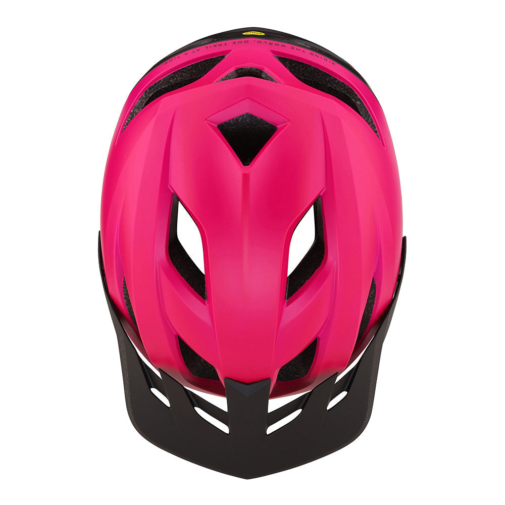 Troy Lee Flowline Helmet W/MIPS Orbit Magenta / Black