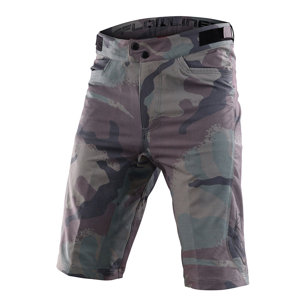 Troy Lee Youth Flowline Short No Liner Camo Woodland