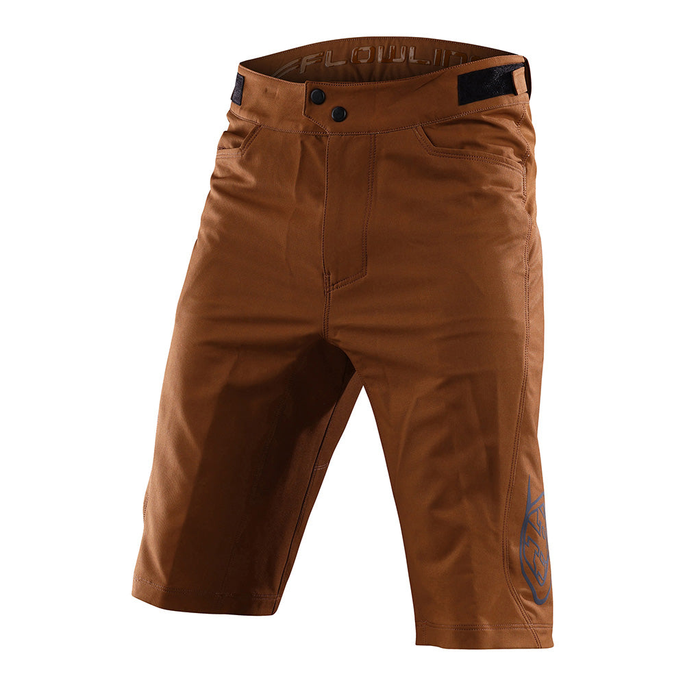 Troy Lee Flowline Short Shell Solid Dark Canvas