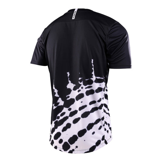 Troy Lee Flowline SS Jersey Big Spin Black