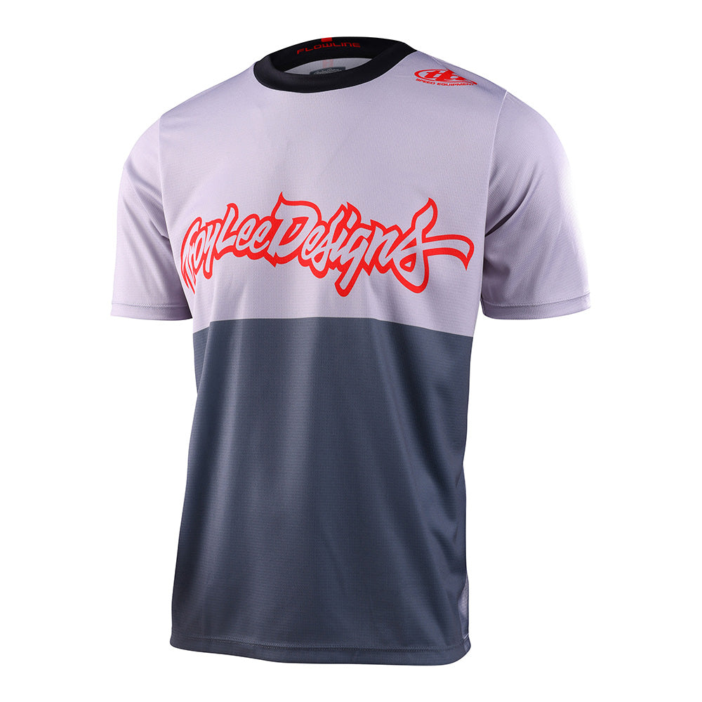 Troy Lee Flowline SS Jersey Scripter Charcoal