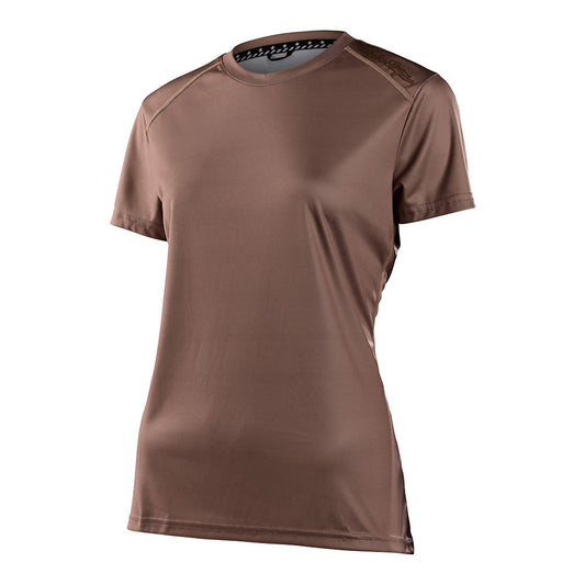 Troy Lee Womens Lilium SS Jersey Solid Coffee