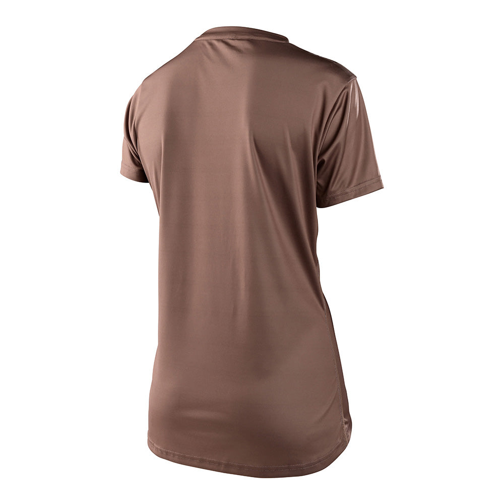 Troy Lee Womens Lilium SS Jersey Solid Coffee