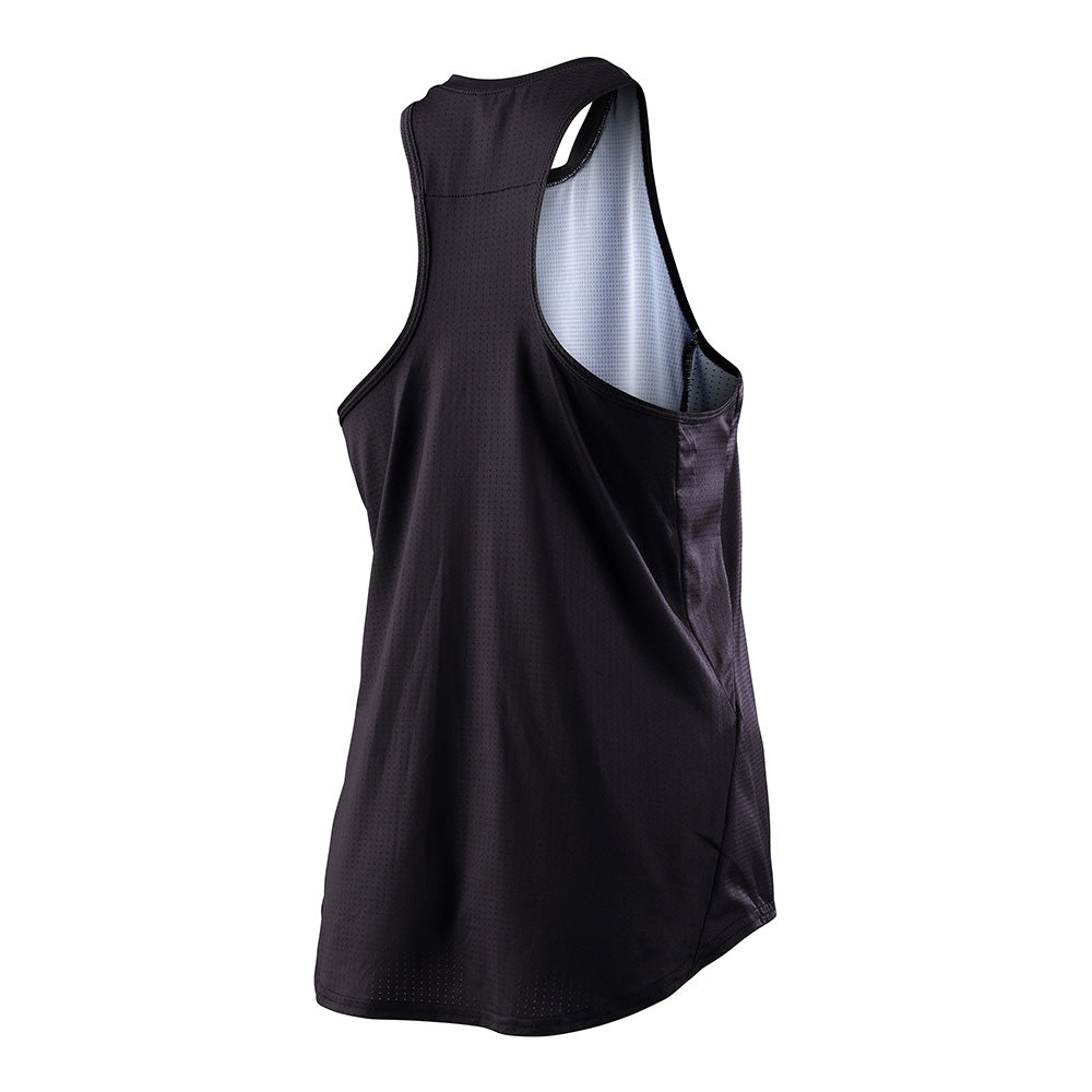 Troy Lee Womens Luxe Tank Solid Black