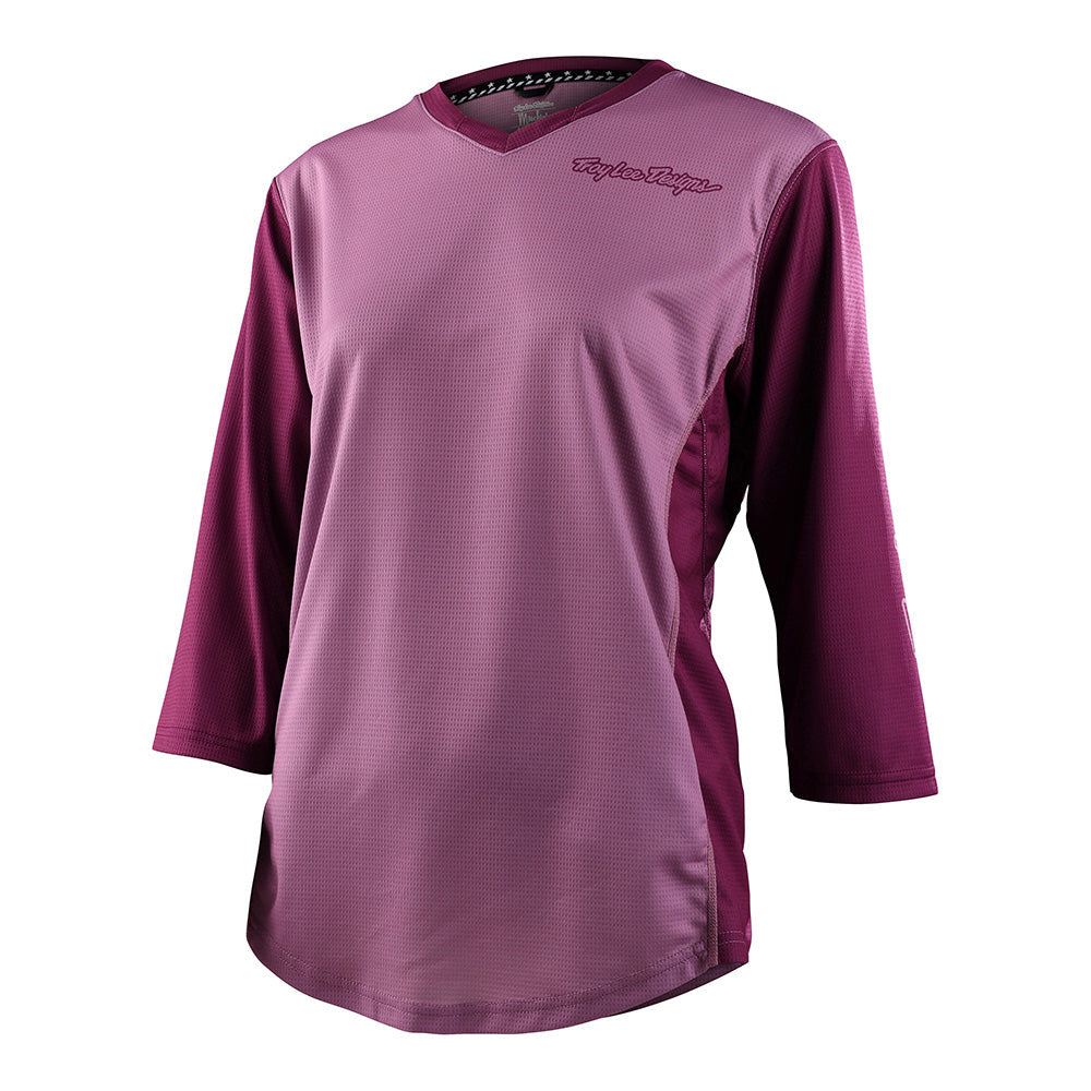 Troy Lee Womens Mischief Jersey Solid Rosewood