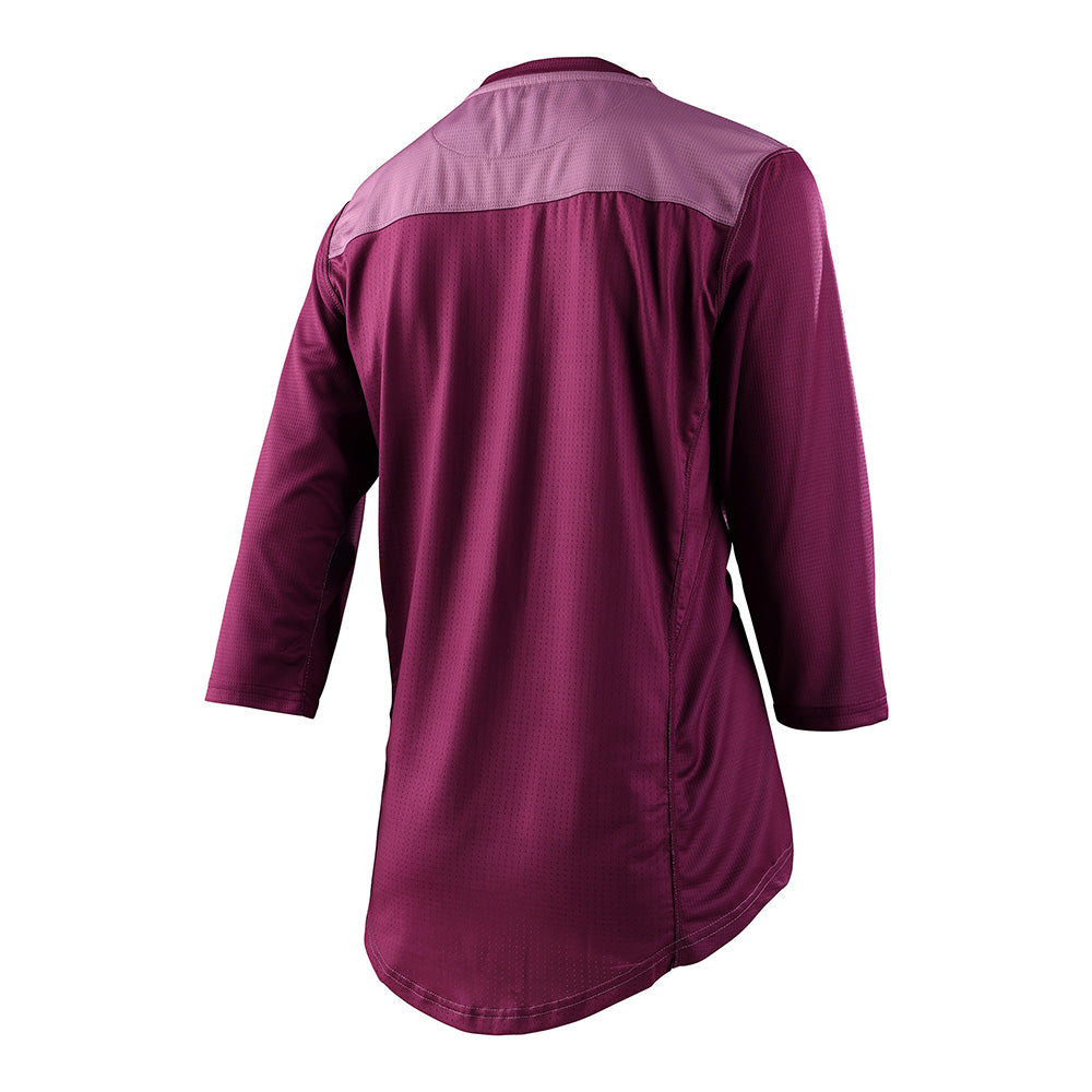 Troy Lee Womens Mischief Jersey Solid Rosewood