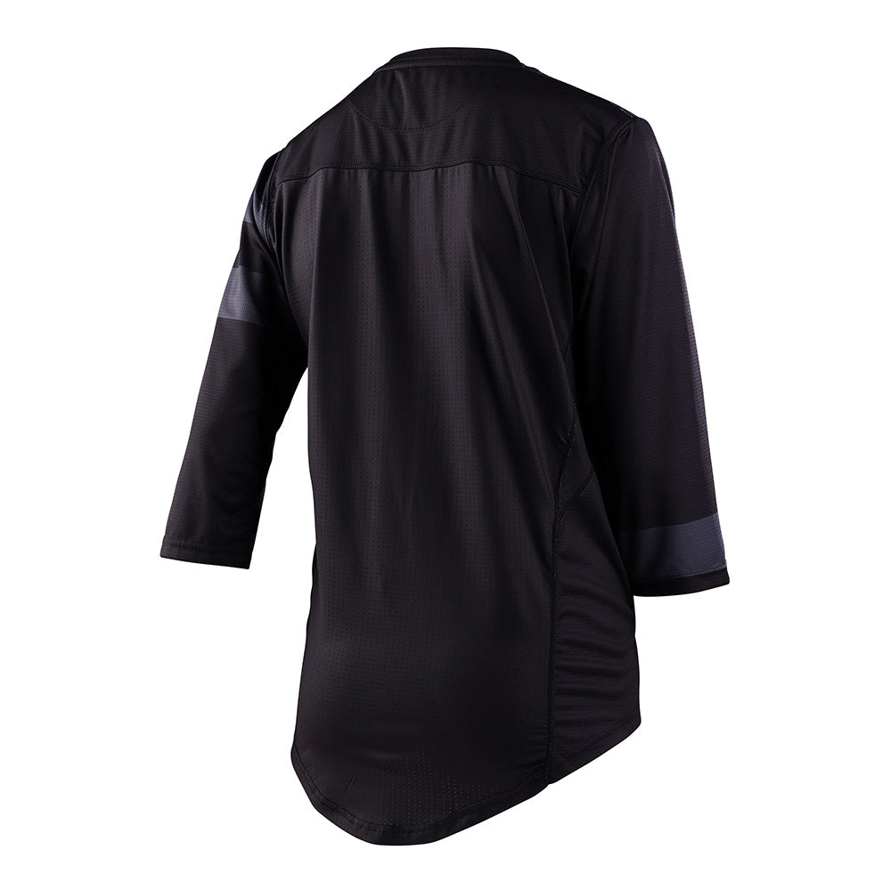 Troy Lee Womens Mischief Jersey Split Stripe Black