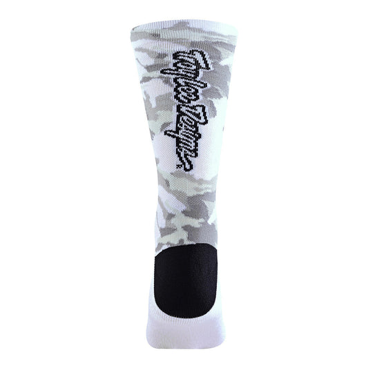 Troy Lee Performance Sock Camo Signature Cement