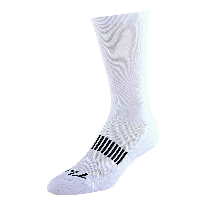 Troy Lee Performance Sock Signature White