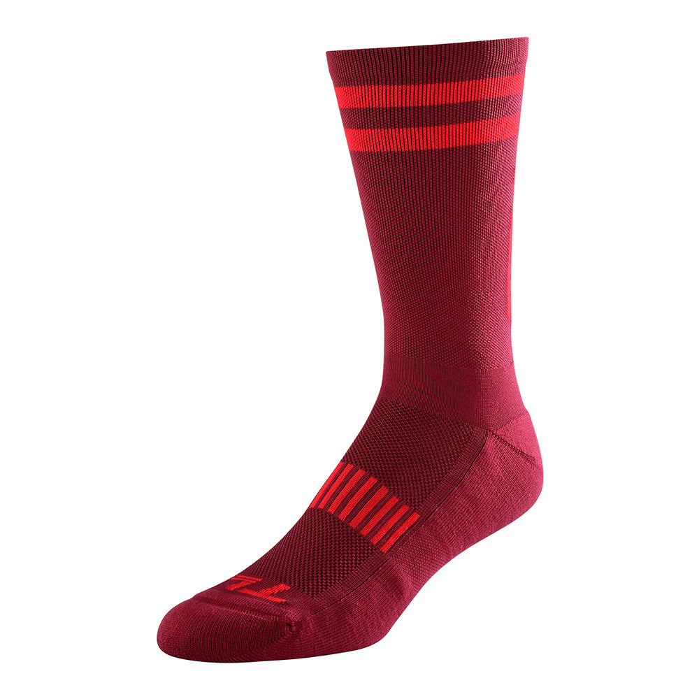 Troy Lee Performance Sock Speed Oxblood