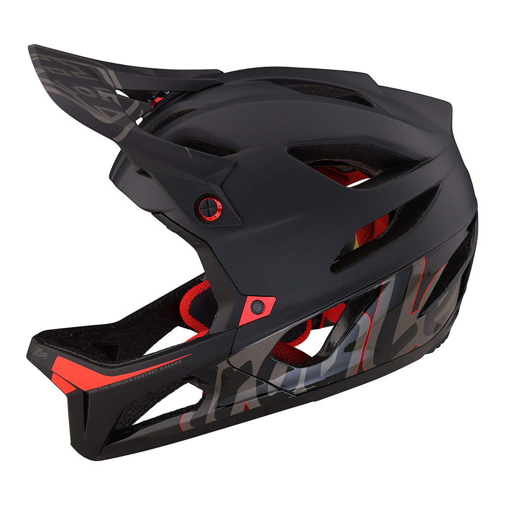 Troy Lee Stage Helmet W/MIPS Signature Black