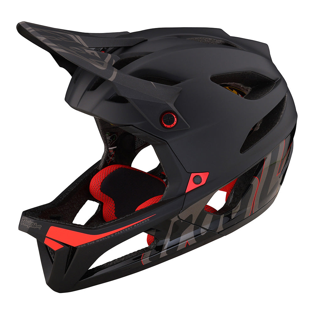 Troy Lee Stage Helmet W/MIPS Signature Black