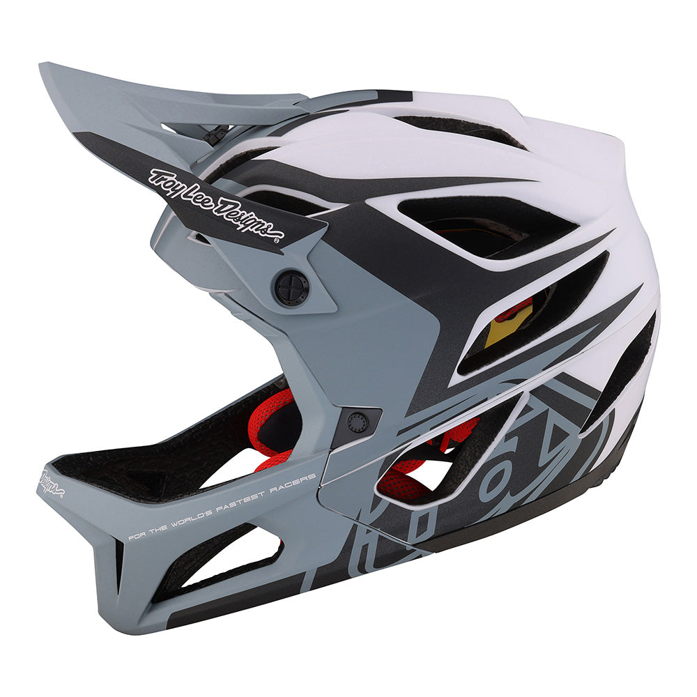 Troy Lee Stage Helmet W/MIPS Valance Grey