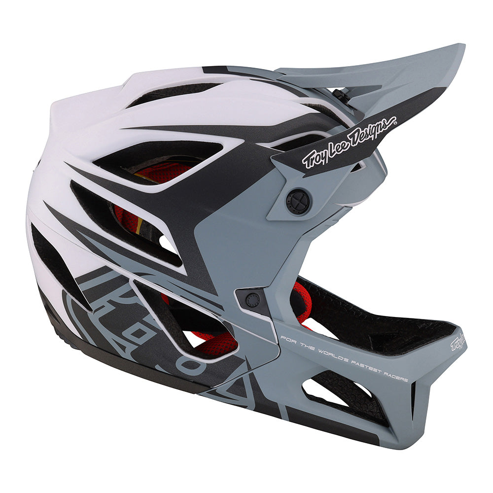 Troy Lee Stage Helmet W/MIPS Valance Grey