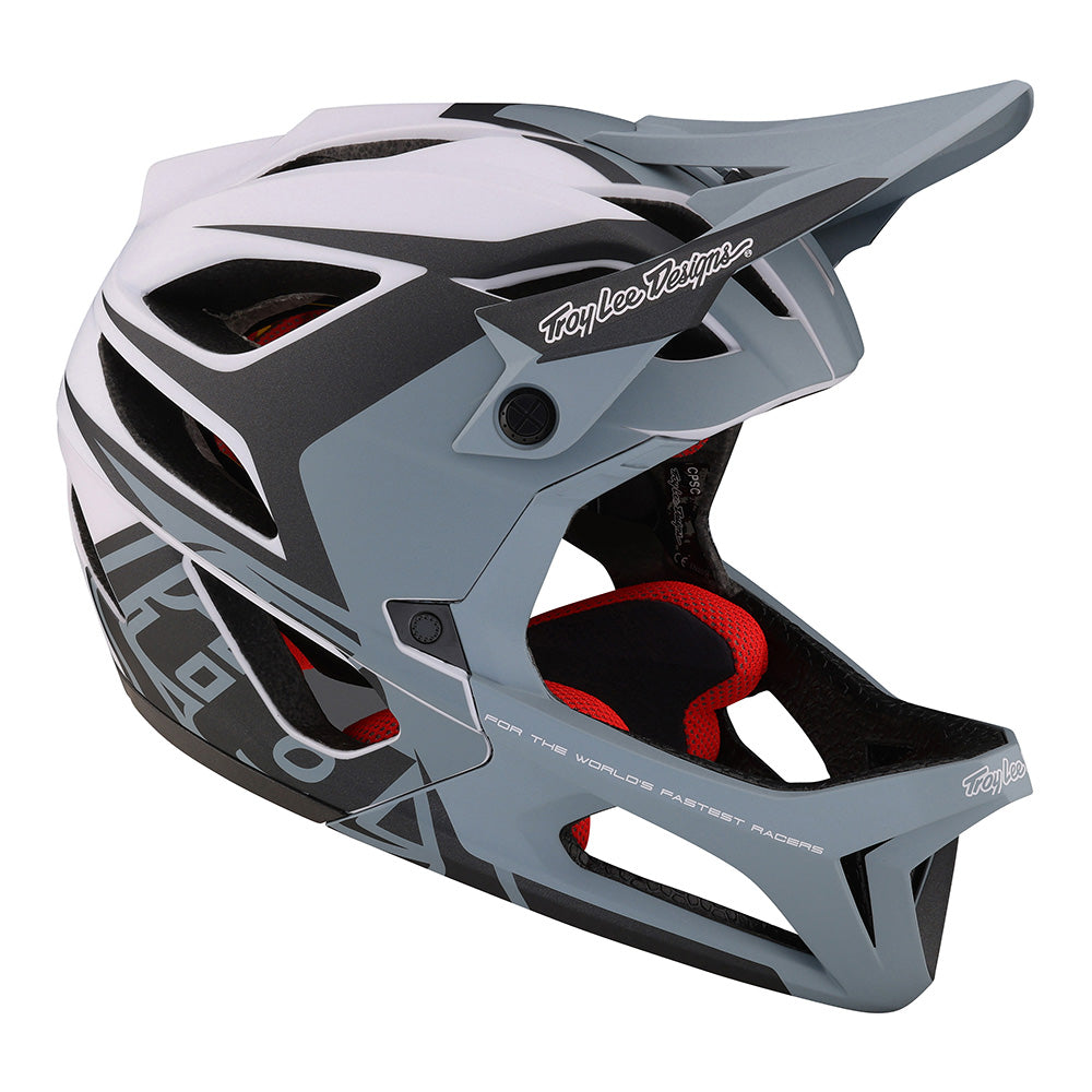 Troy Lee Stage Helmet W/MIPS Valance Grey